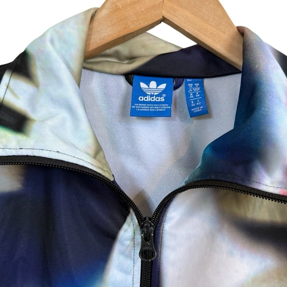 Adidas Originals Firebird Track Jacket Multicolor Iridescent Trefoil Logo Small - Picture 7 of 16